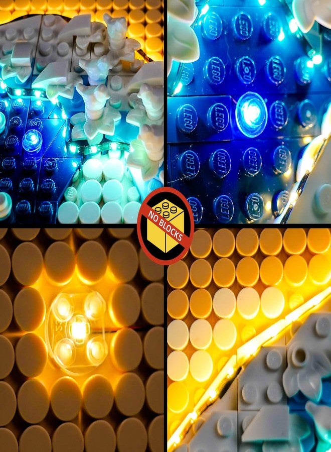 BrickBling LED Lights Compatible with Lego Hokusai - The Great Wave Wall Art Craft, Light up Your Ocean Canvas 31208 - Lights Only, Not Come with Model (Classic Version Light) - Image 5
